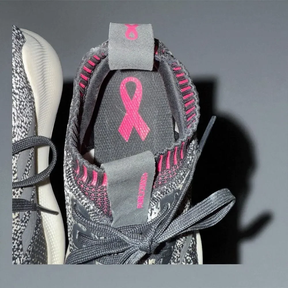 ADIDAS Purebounce Running Shoes Breast Cancer Black Pink Shoes Size 7